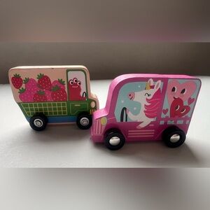 Wooden Car Monster & Wooden Car Unicorn